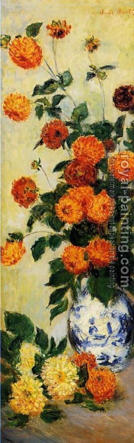 Claude Oscar Monet : Dahlias